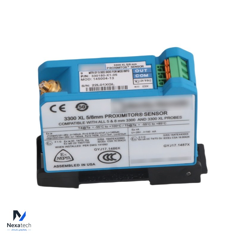 Bently Nevada 330180-X1-05 MOD:145004-102 3300 XL Proximitor Sensor
