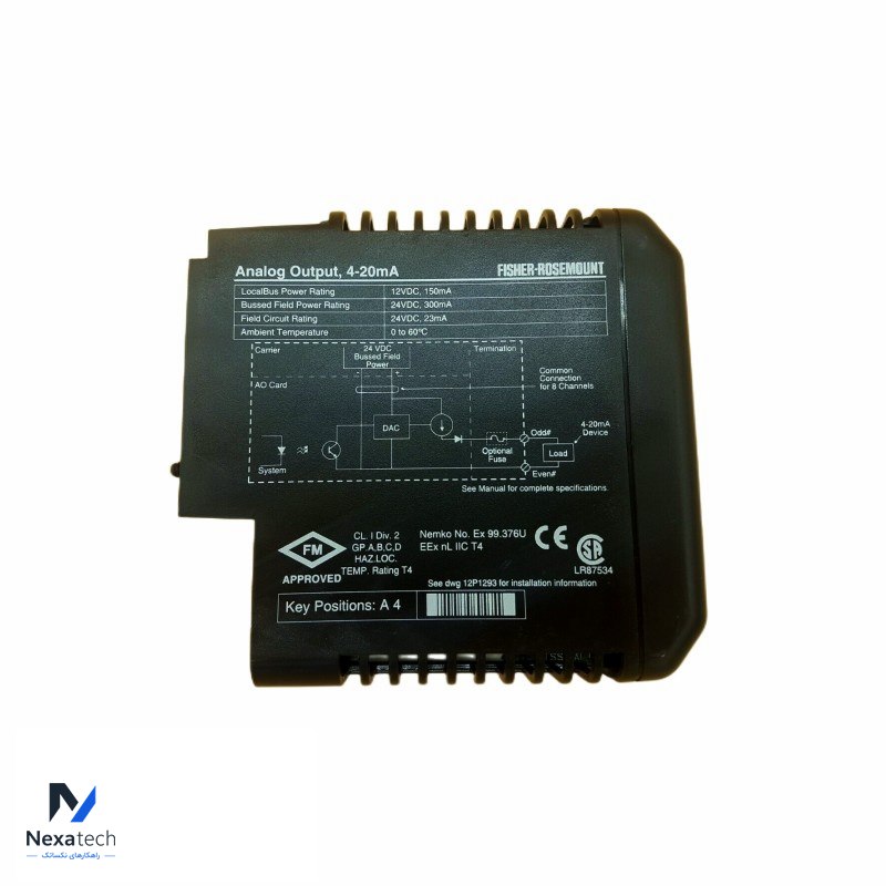 Emerson KJ3002X1-BB1 12P0683X092 VE3006 Analog Output Module