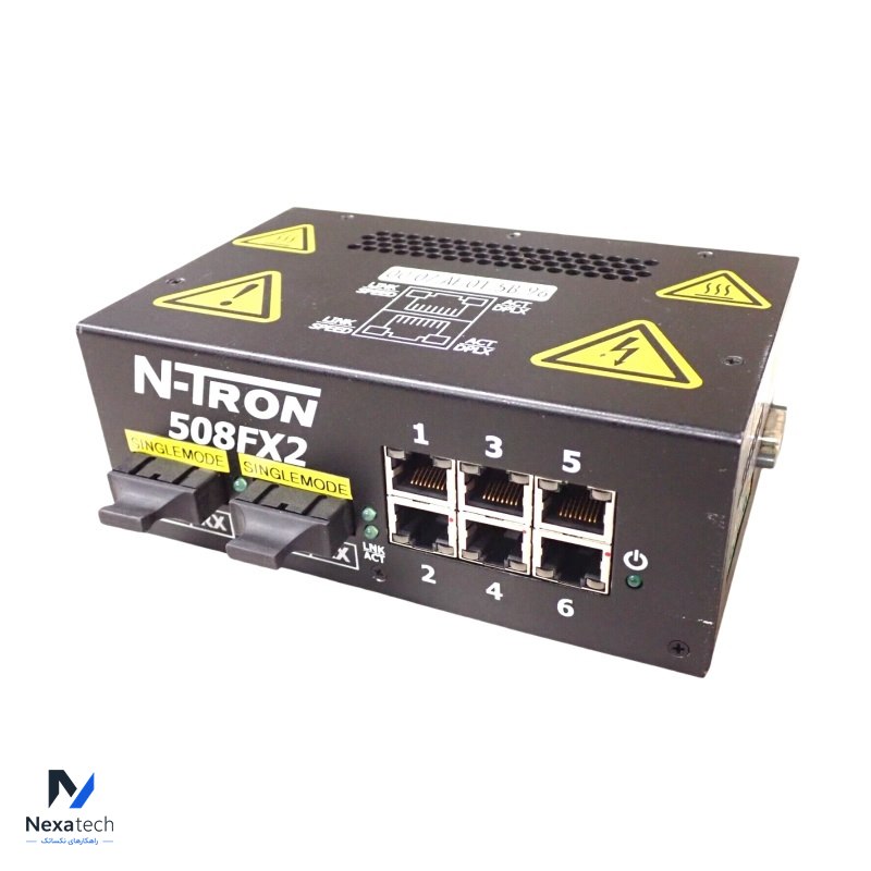 N-TRON 508FXE2-A-SC-40 Process Monitoring Ethernet Switch