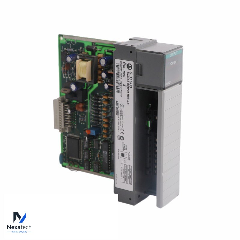 PLC 1746-NO4I analog output module