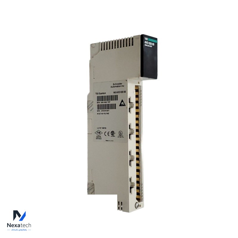 Schneider 140AVO02000 analog output module Modicon Quantum - 4 O